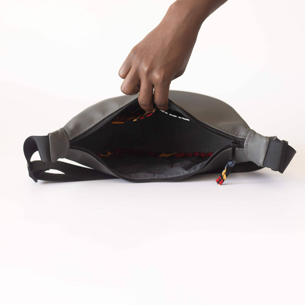 Round Mini Vegan Leather Shoulder Bag - Vegan Leather Purse