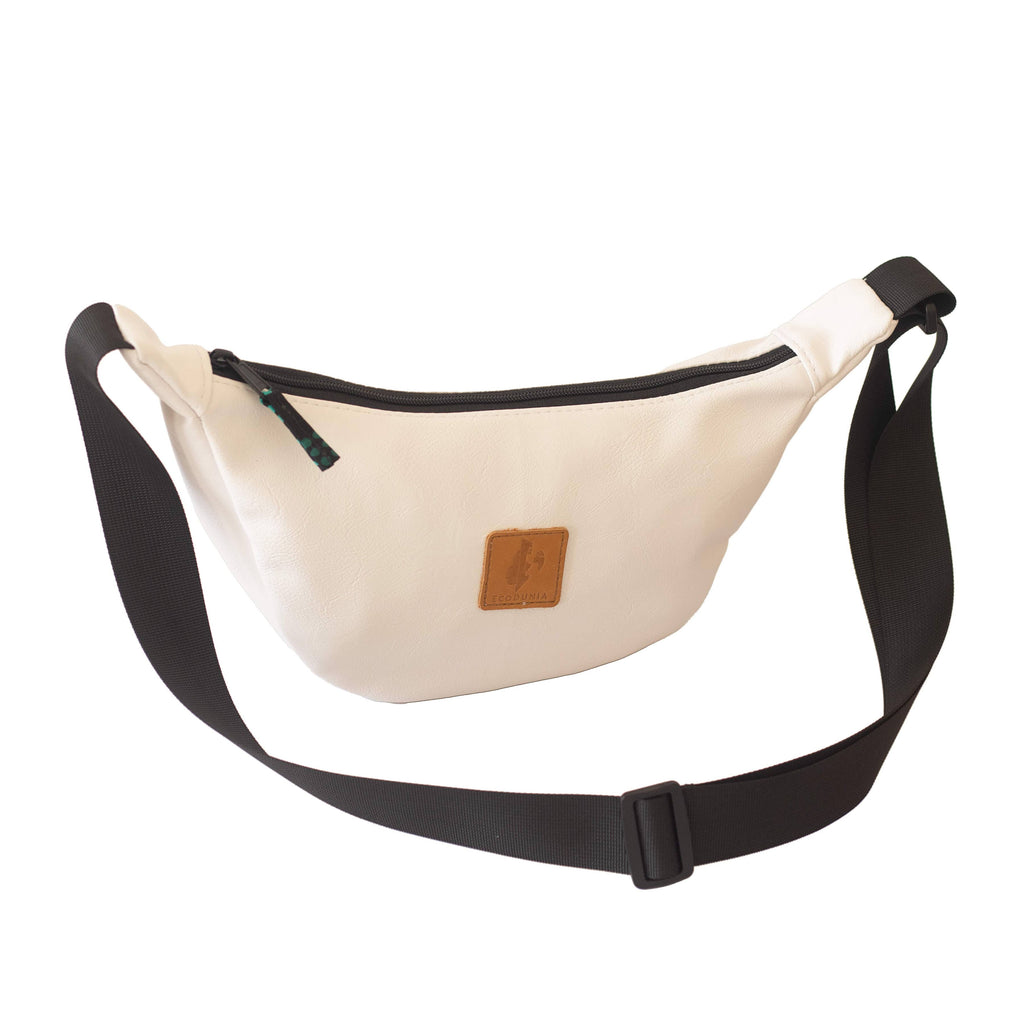 Round Mini Vegan Leather Shoulder Bag - Vegan Leather Purse