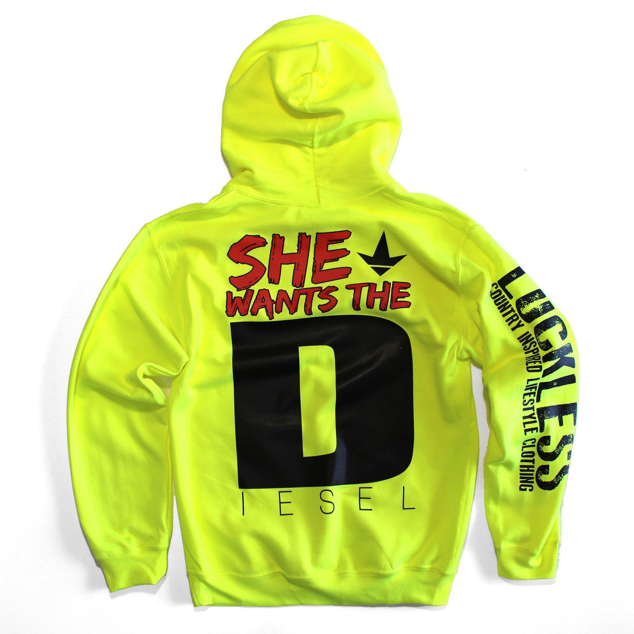 She Wants the Diesel Hoodie