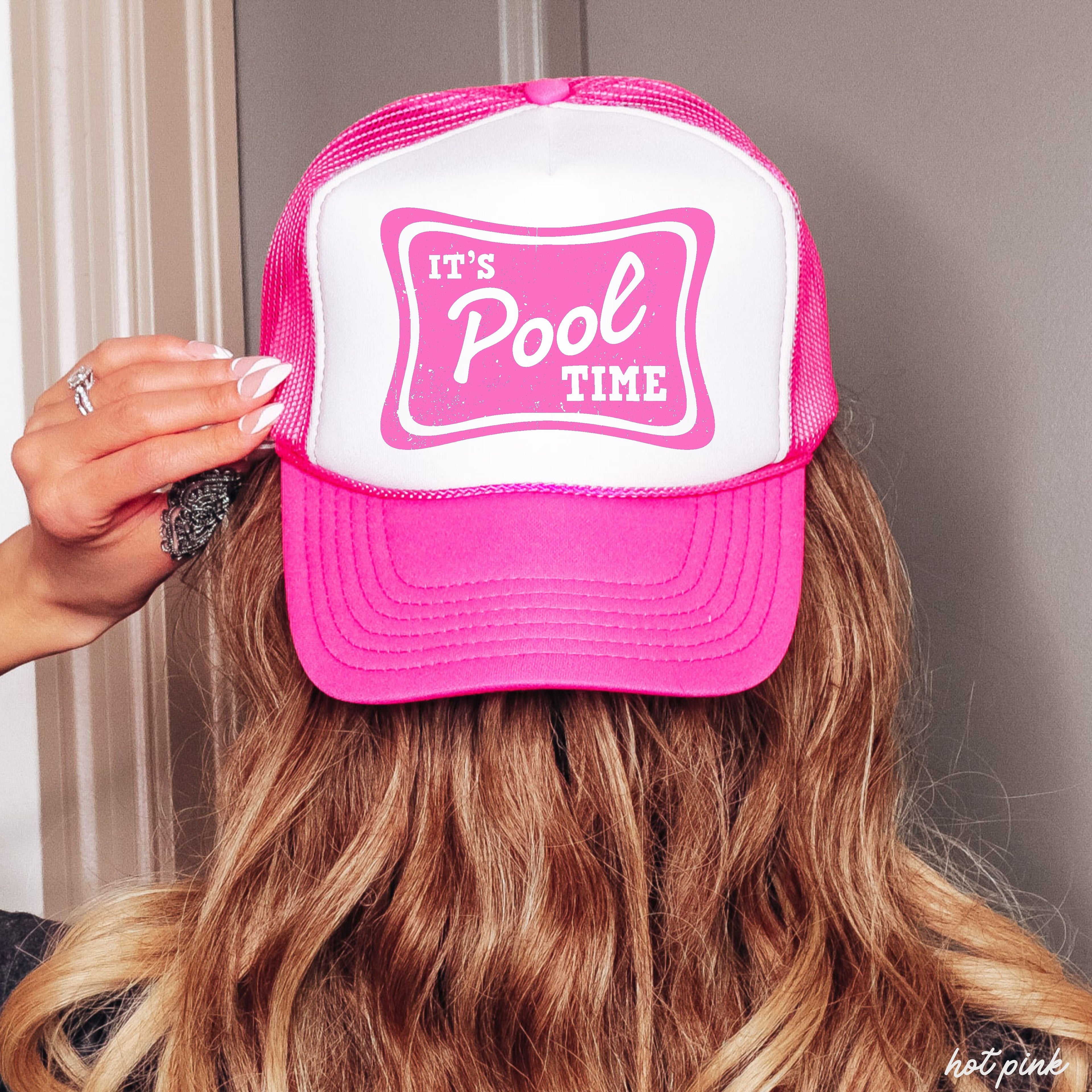 It's Pool Time Trucker Hat *12 COLORS